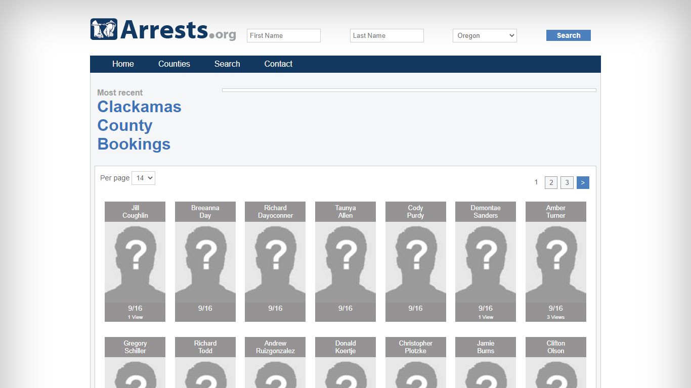 Clackamas County Arrests and Inmate Search